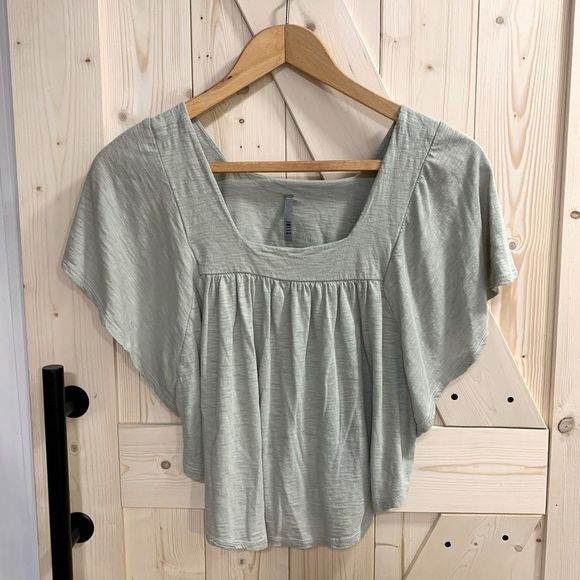 JOLIE || Sage Green Flowy Top - Picture 1 of 5